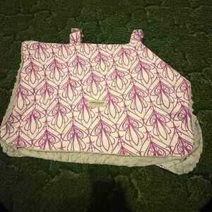 Pink and White Patterned Bag